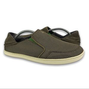 Olukai Nohea Mesh Mustang Lime Peel Shoes